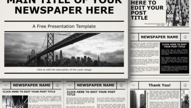 Google Newspaper Template