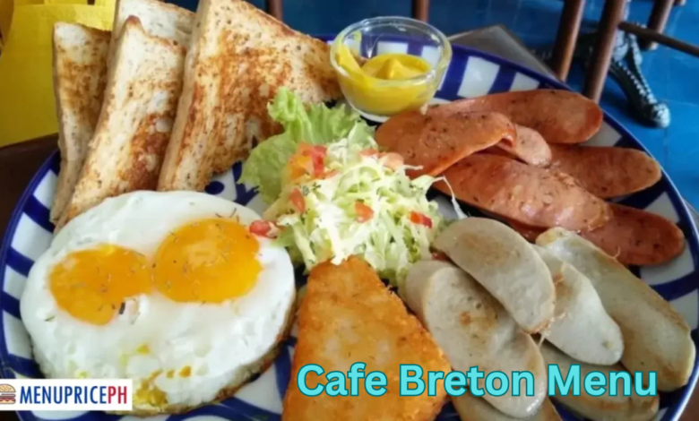 Cafe Breton Menu